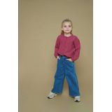 Jubel - Queen Of Hearts - Wide Leg Jeans - Medium Blue Denim