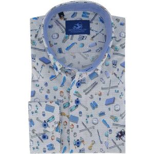 Eden Valley - Overhemd - Blauw - Regular Fit - 100% Katoen