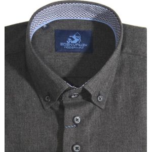 Eden Valley - Overhemd - Katoen - Modern Fit - Flanel Touch - Kleurnummer 18