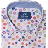 Culture - Heren Overhemd - Multi Colour Fruit Dessin - 100% Katoen