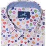 Culture - Heren Overhemd - Multi Colour Fruit Dessin - 100% Katoen