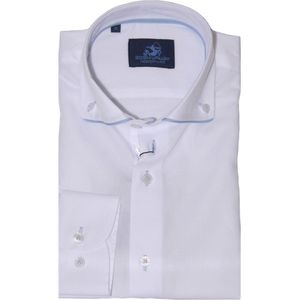 Eden Valley - Lange mouw overhemd - Heren - XL - Wit - Katoen - 514788-Modern