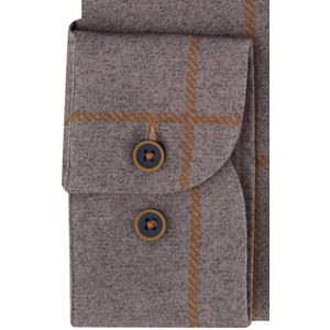 Eden Valley - Overhemd - Grijs - Regular Fit - Katoen