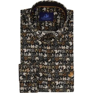 Eden Valley - Casual Overhemd - Zwart - Katoen - Regular Fit