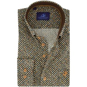 Eden Valley - Overhemd - Groen - Regular Fit - Katoen