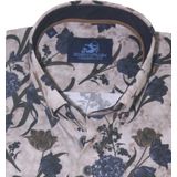 Eden Valley - Gebloemd Heren Overhemd - Lange Mouwen - Katoen - Modern Fit