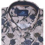 Eden Valley - Gebloemd Heren Overhemd - Lange Mouwen - Katoen - Modern Fit