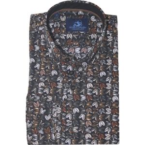 Eden Valley - Heren Overhemd - Blauw - 100% Katoen - Modern Fit