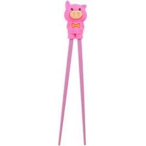 Children Chopsticks Pig Boy 22cm Pink