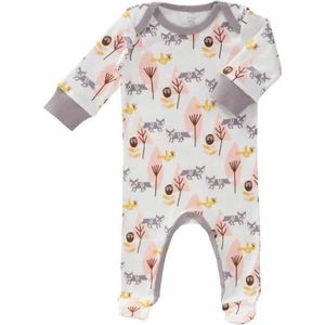 Fresk Baby Pyjama Met Voet Fox Pink
