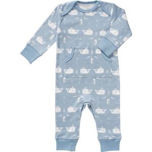 Fresk Baby Pyjama Zonder Voet Whale Blue Fog