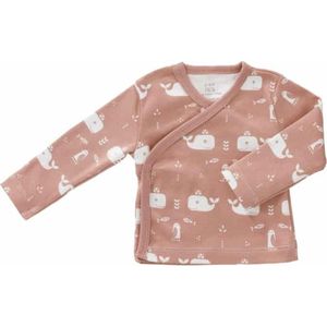 Fresk Wikkelvestje Whale Mellow Rose