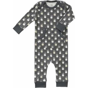 Fresk Baby Pyjama Zonder Voet Pineapple Antraciet