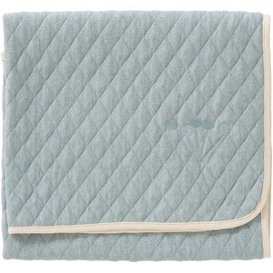 Fresk - Nordic Deken - Blue Fog - 100% Biologisch Katoen