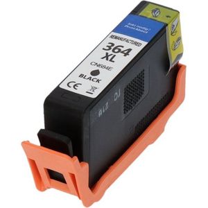 PrintAbout huismerk Inktcartridge 364XL (CN684EE) Zwart Hoge capaciteit Geschikt voor HP