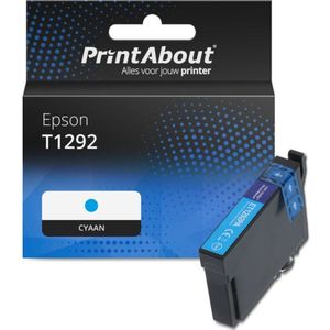 PrintAbout - T1292 - Inktcartridge - Cyaan - Geschikt voor Epson