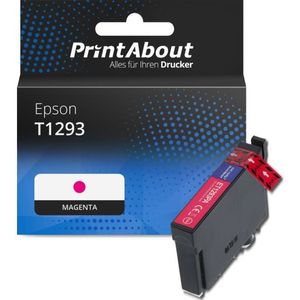 PrintAbout huismerk Inktcartridge T1293 Magenta Geschikt voor Epson