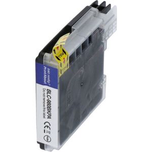 PrintAbout  Inktcartridge LC-1100BK Zwart geschikt voor Brother