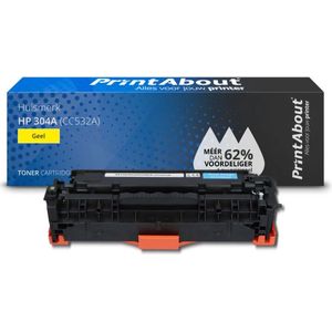 PrintAbout HP 304A (CC532A) toner geel