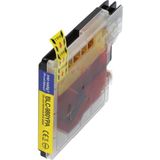 PrintAbout huismerk Inktcartridge LC-1100Y Geel Geschikt voor Brother