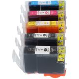 PrintAbout - Inktcartridge - Alternatief voor Canon PGI-5BK - Zwart - Inhoud 15ml