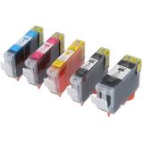 PrintAbout - Inktcartridge - Alternatief voor Canon PGI-5BK - Zwart - Inhoud 15ml