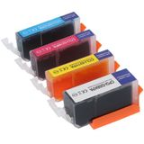 PrintAbout - Inktcartridge / Alternatief voor de Canon CLI-521BK / 4 Kleuren