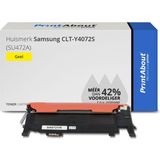 PrintAbout - CLT-Y4072S - Toner - Geel - Compatibel met Samsung