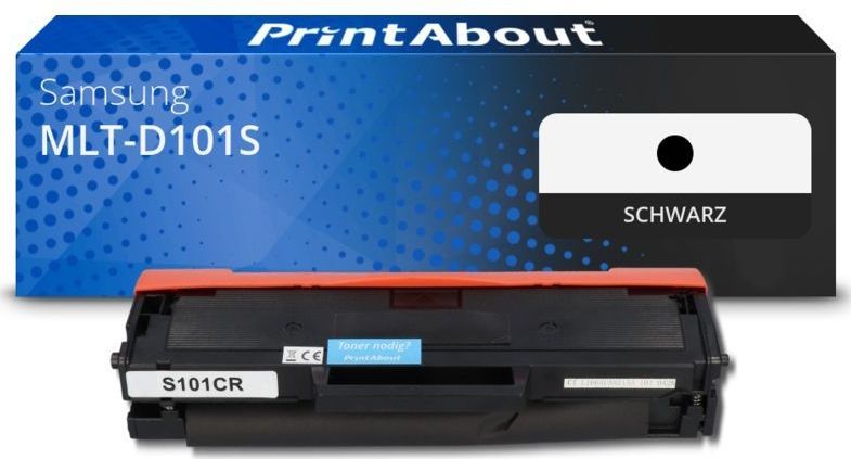 PrintAbout - MLT-D101S - Toner - Zwart - Compatibel met Samsung
