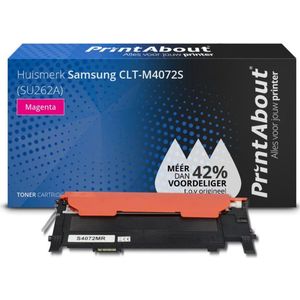 PrintAbout - CLT-M4072S - Toner - Magenta - Compatibel voor Samsung
