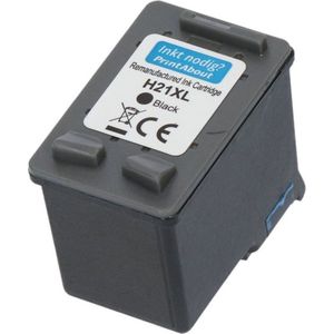 PrintAbout  Inktcartridge 21 (C9351AE) Zwart geschikt voor HP