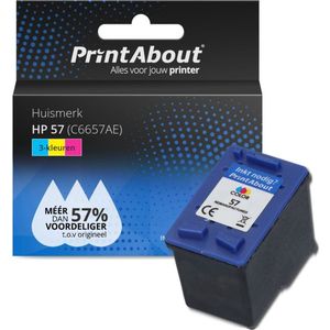 PrintAbout  Inktcartridge C6657AE 3-kleuren geschikt voor HP