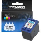 PrintAbout huismerk Inktcartridge 22 (C9352AE) 3-kleuren Geschikt voor HP