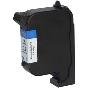 PrintAbout - Inktcartridge 15 - Zwart - Geschikt voor HP