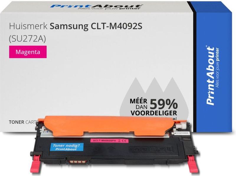 Huismerk - Samsung CLT-M4092S - Toner - Magenta - Meer Inkt