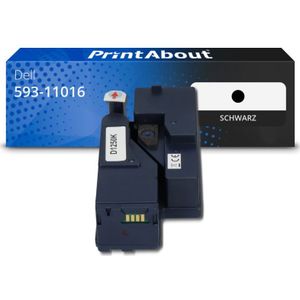 PrintAbout huismerk Toner 593-11016 Zwart Geschikt voor Dell