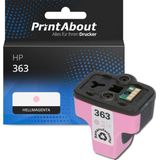 PrintAbout - Inktcartridge 363 - Licht-magenta - Geschikt voor HP