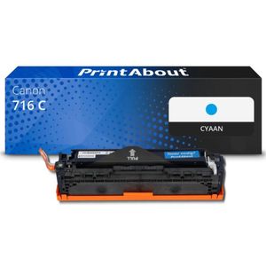 Huismerk Canon 716 C - Toner - Cyaan - Hoogwaardige Kwaliteit