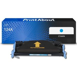 HP - 124A - Toner - Cyaan - Huismerk