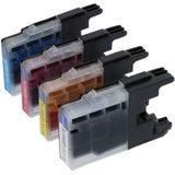 PrintAbout - LC-1280XLBK - Inktcartridge - 4-Kleuren - 148ml