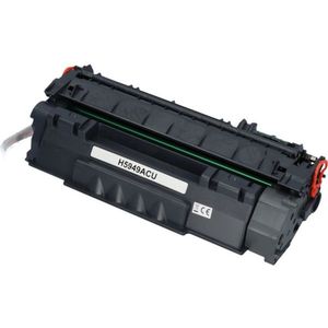 PrintAbout huismerk Toner 53A (Q7553A) Zwart Geschikt voor HP