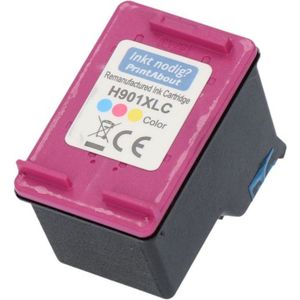 PrintAbout huismerk Inktcartridge 901 (CC656AE) 3-kleuren geschikt voor HP