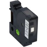PrintAbout - Dymo Tape - Zwart op Wit - 12 mm