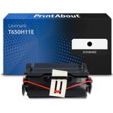 PrintAbout - Lexmark T650H11E - Toner - Zwart - Hoge Capaciteit