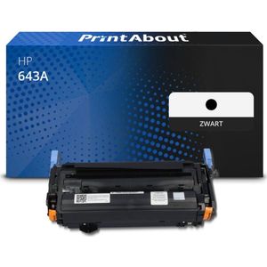 PrintAbout - HP 643A - Toner Zwart - Huismerk - Hoog Inhoud