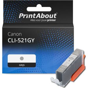 PrintAbout - Inktcartridge - Grijs - Geschikt voor Canon