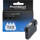 PrintAbout  Inktcartridge T044 (C13T044140) Zwart geschikt voor Epson