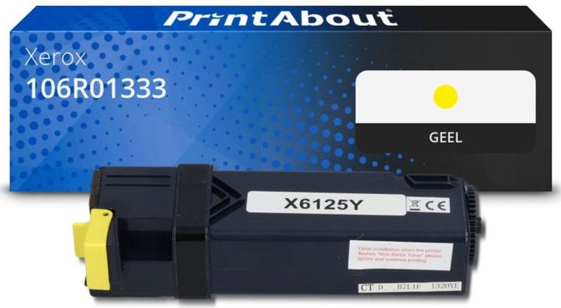 PrintAbout - Xerox 106R01333 - Toner - Geel