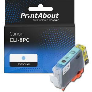 Druckerpatrone kompatibel mit Canon CLI-8PC - Fotocyan