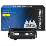 PrintAbout huismerk Toner 643A (Q5952A) Geel Geschikt voor HP
